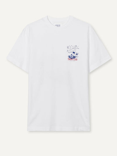 Libertine Beat T-shirt Swim Club Splash White - KYOTO - Libertine-Libertine