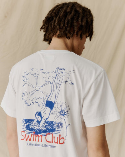 Libertine Beat T-shirt Swim Club Splash White - KYOTO - Libertine-Libertine