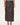 Oval Square Reflection Leather Skirt Dark Burgundy - KYOTO - Oval Square