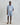 Wax London BARTLETT SS SHIRT TWO TONE LINEN BLUE - KYOTO - Wax London