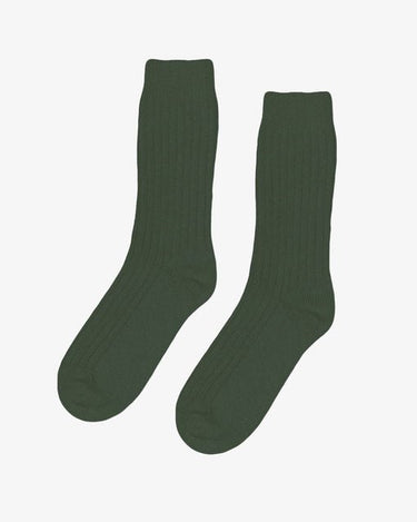 Colorful Merino wool Blend sock Emerald Green - KYOTO - Colorful Standard