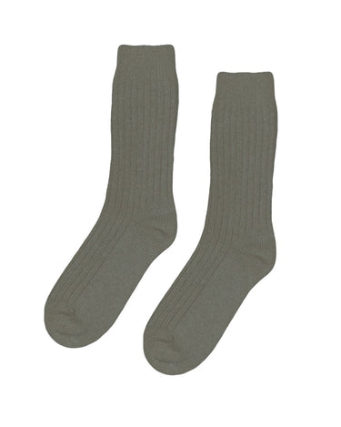CS Merino wool Blend sock Dusty olive - KYOTO - Colorful Standard
