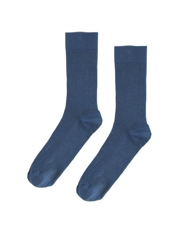 CS Women Classic Organic Sock Petrol Blue - KYOTO - Colorful Standard
