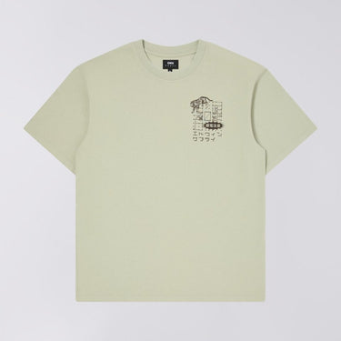 EDWIN HAZARDOUS VOLTAGE t-shirt - DESERT SAGE - KYOTO - EDWIN