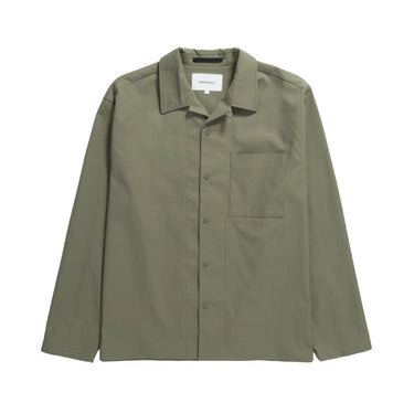 Norse Carsten Solotex Twill Shirt LS Sediment Green - KYOTO - Norse Projects