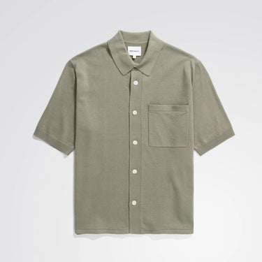 Norse Rollo Linen SS Shirt Clay - KYOTO - Norse Projects