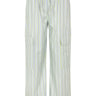 oval square Forever Pants Light Green Stripe - KYOTO - oval square