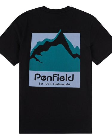 Penfield MOUNTAIN GRAPHIC T-shirt Black - KYOTO - Penfield