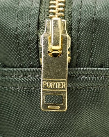 PORTER Tanker waist bag (square S) Black - KYOTO - Porter