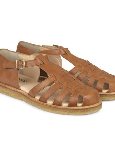 Strap sandal tan - KYOTO - ANGULUS