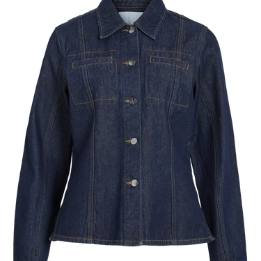 ROUGE EDIT ROUMARTA LS DENIM SHIRT Dark Blue Denim