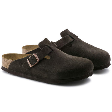 Birkenstock Boston Suede Leather Unisex mocca