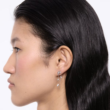 Maria Black Swift Earring 03 Silver Left