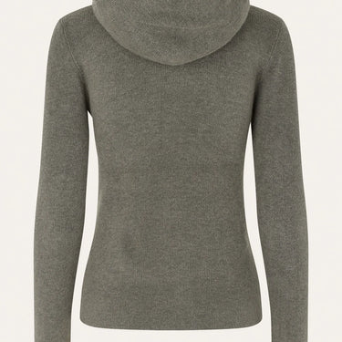 Oval Square Alanis Hood Knit Coca Mocha