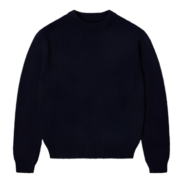 EDWIN ELLIS SWEATER-NAVY/OFF WHITE
