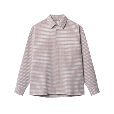 vous décidez Flat shirt - cream/turquoise check