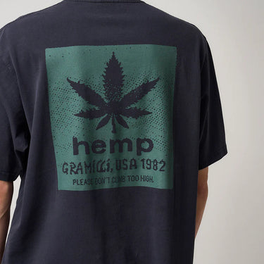 Gramicci HEMP TEE NAVY PIGMENT