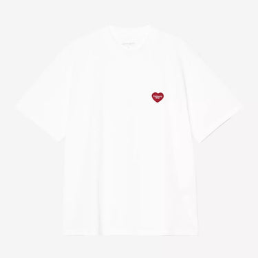 Carhartt WIP W' S/S Heart Patch T-Shirt White / Red