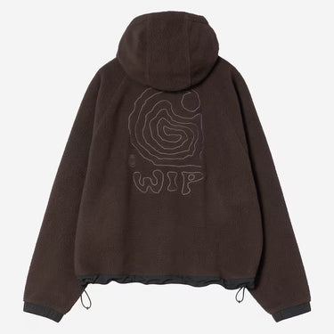Carhartt WIP W' Hooded Helix Fleece Jacket Palisander / Black