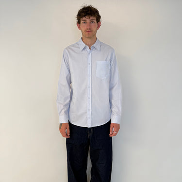 Kyoto KYKris Mens LS Shirt White/blue