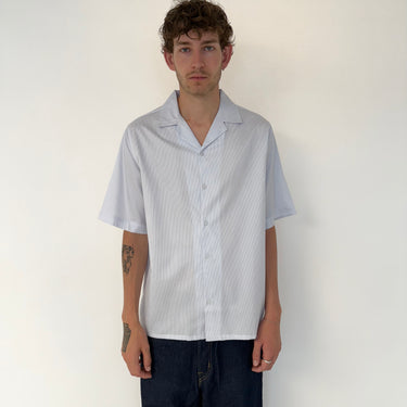 Kyoto KYLeon Mens SS Shirt White/Blue