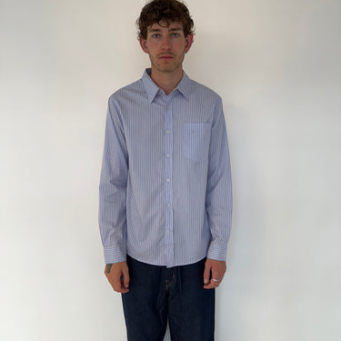 Kyoto KYKris Mens LS Shirt Light Blue/Red