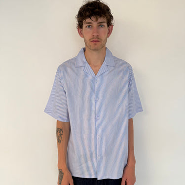 Kyoto KYLeon Mens SS Shirt Light Blue/Red