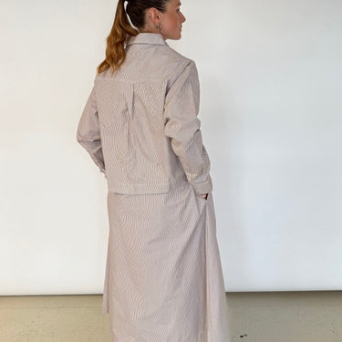 Kyoto KYVictoria LS Shirt White/Brown