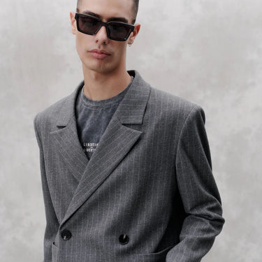Libertine Public 3625 Dark Grey Pin blazer
