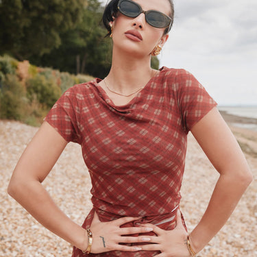 House of Sunny VOL2662 RETRO CHECK
MESH TOP multi