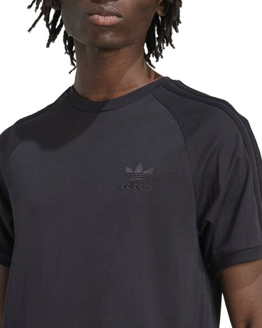 Adidas 3 - STRIPES TEE BLACK - KYOTO - Adidas clothing