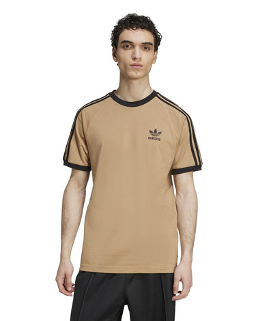 Adidas 3 - STRIPES TEE Brown/Black - KYOTO - Adidas clothing