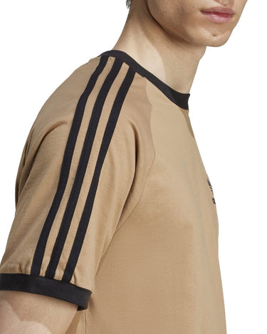 Adidas 3 - STRIPES TEE Brown/Black - KYOTO - Adidas clothing