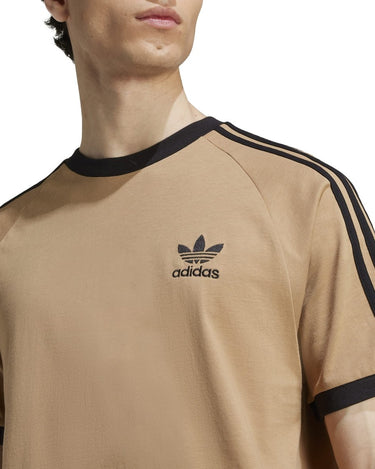 Adidas 3 - STRIPES TEE Brown/Black - KYOTO - Adidas clothing