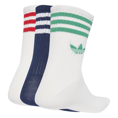 Adidas 3S CREW Socks 3par WHITE/NAVY/WHITE - KYOTO - Adidas clothing