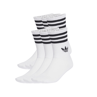 Adidas 3S CREW Socks 6 - pack WHITE - KYOTO - Adidas clothing