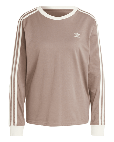 Adidas clothing 3S REGULAR LS TRABRN Sweatshirt Brown JC5773 - KYOTO - Adidas clothing