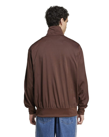 Adidas Firebird Brown/white Zip Sweatshirts - KYOTO - Adidas clothing