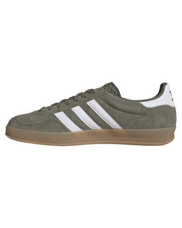 Adidas GAZELLE INDOOR OLISTR/FTWWHT/GOLDMT Sneakers Olive - KYOTO - Adidas