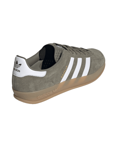 Adidas GAZELLE INDOOR OLISTR/FTWWHT/GOLDMT Sneakers Olive - KYOTO - Adidas