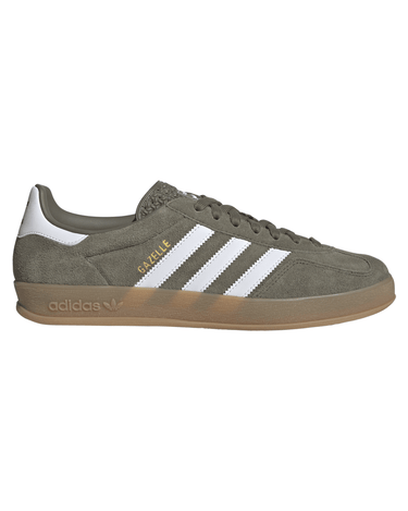 Adidas GAZELLE INDOOR OLISTR/FTWWHT/GOLDMT Sneakers Olive - KYOTO - Adidas