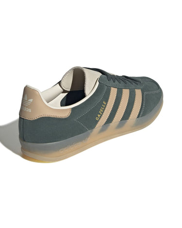 Adidas GAZELLE INDOOR SHAGRN/WARSAN/WONWHI Sneakers Dusty Green - KYOTO - Adidas