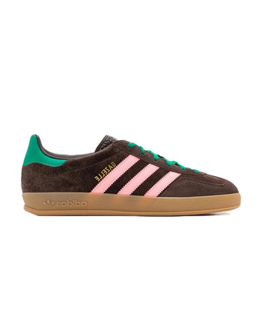 Adidas GAZELLE INDOOR W DBROWN/GLOPNK/COUGRN Sneakers Brown - KYOTO - Adidas