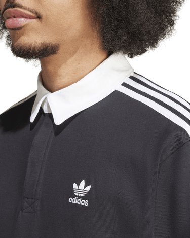 Adidas Rugby polo BLACK - KYOTO - Adidas clothing