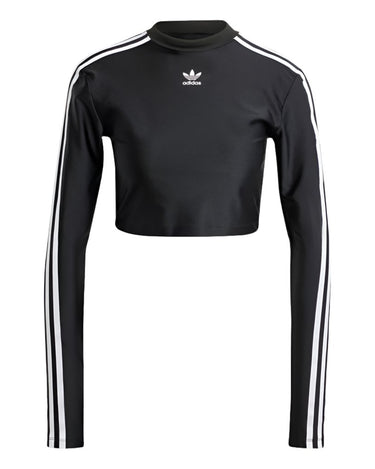Adidas S CROPPED LS Black - KYOTO - Adidas clothing