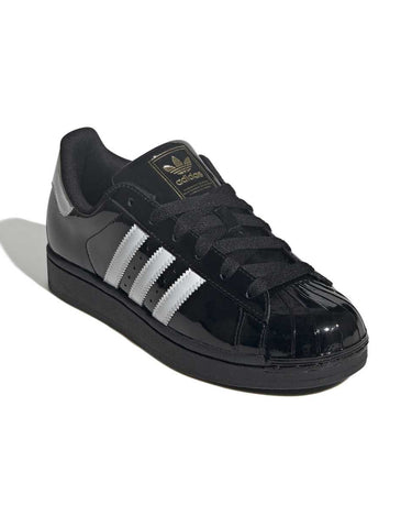 Adidas SUPERSTAR II W patent Black white sneakers - KYOTO - Adidas