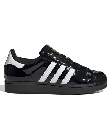 Adidas SUPERSTAR II W patent Black white sneakers - KYOTO - Adidas