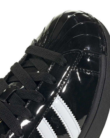 Adidas SUPERSTAR II W patent Black white sneakers - KYOTO - Adidas