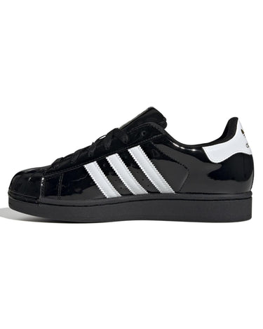 Adidas SUPERSTAR II W patent Black white sneakers - KYOTO - Adidas