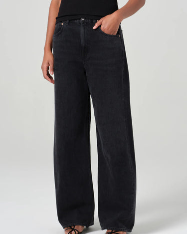 AGOLDE low curve jeans in black tar - KYOTO - AGOLDE